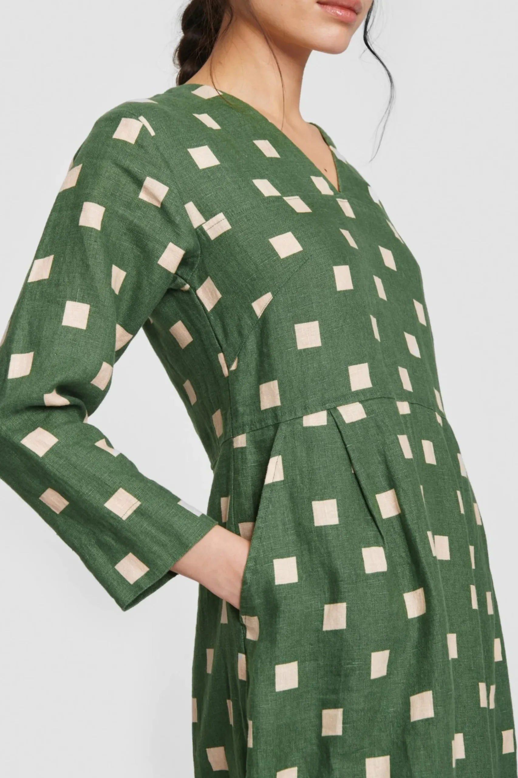 Checkpoint Linen Kjole-BITTE KAI RAND Clearance