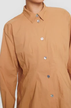 Core Cotton Skjorte Med Krave-BITTE KAI RAND Sale