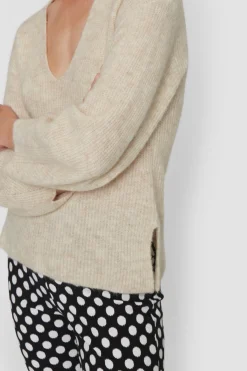 Dandelion Knit Bluse Med V-Hals-BITTE KAI RAND Outlet
