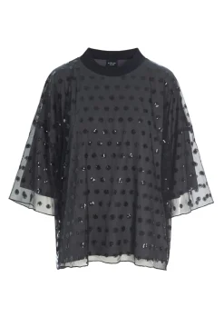 Embroidery Mesh Bluse-BITTE KAI RAND Hot