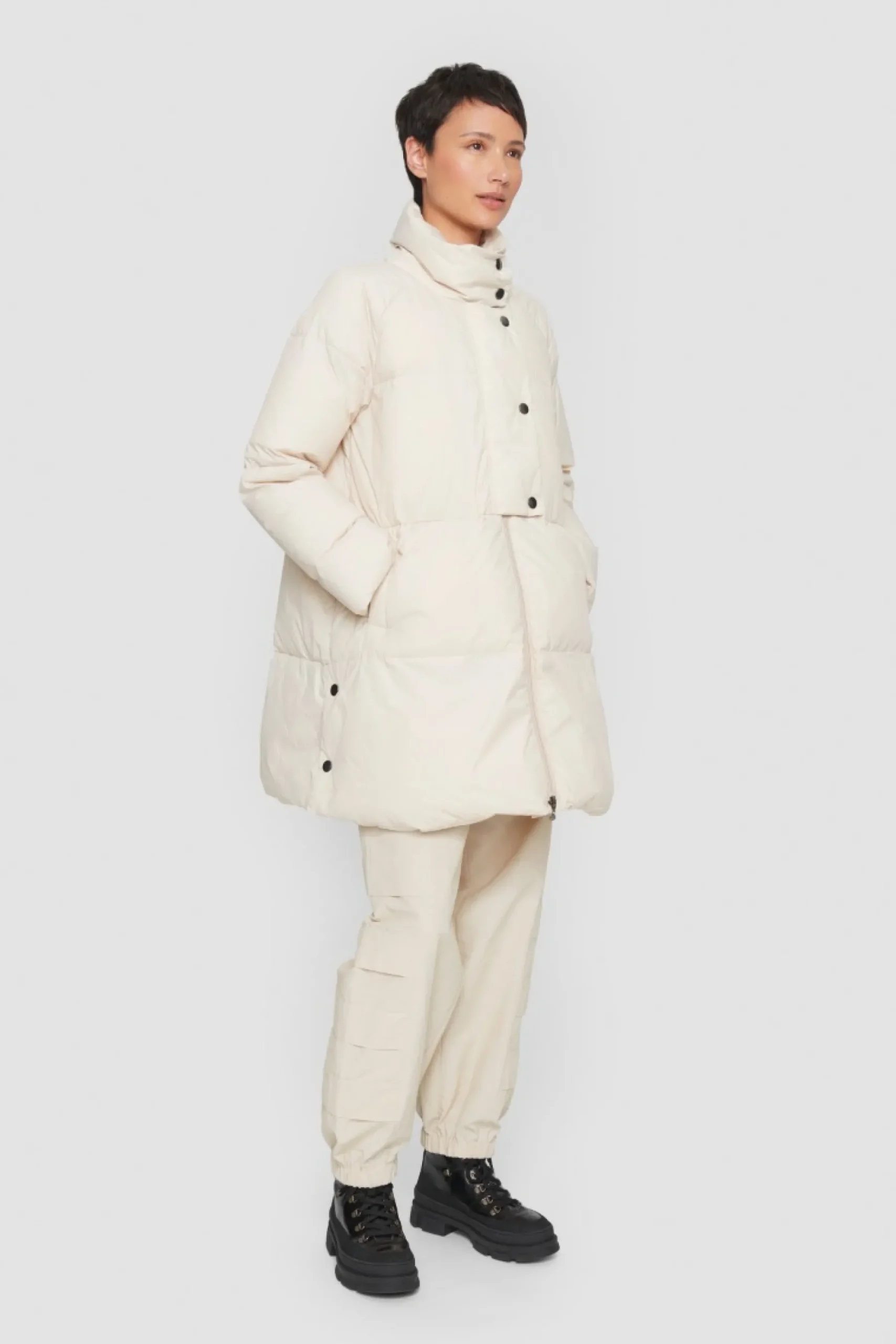 Feather Down Kort Frakke-BITTE KAI RAND