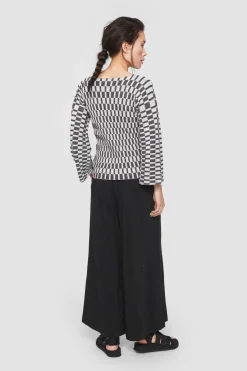 Floret Knit Bluse Med Badudskaering-BITTE KAI RAND