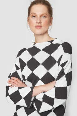 Floret Knit Langaermet Bluse-BITTE KAI RAND Clearance