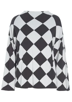 Floret Knit Langaermet Bluse-BITTE KAI RAND Clearance