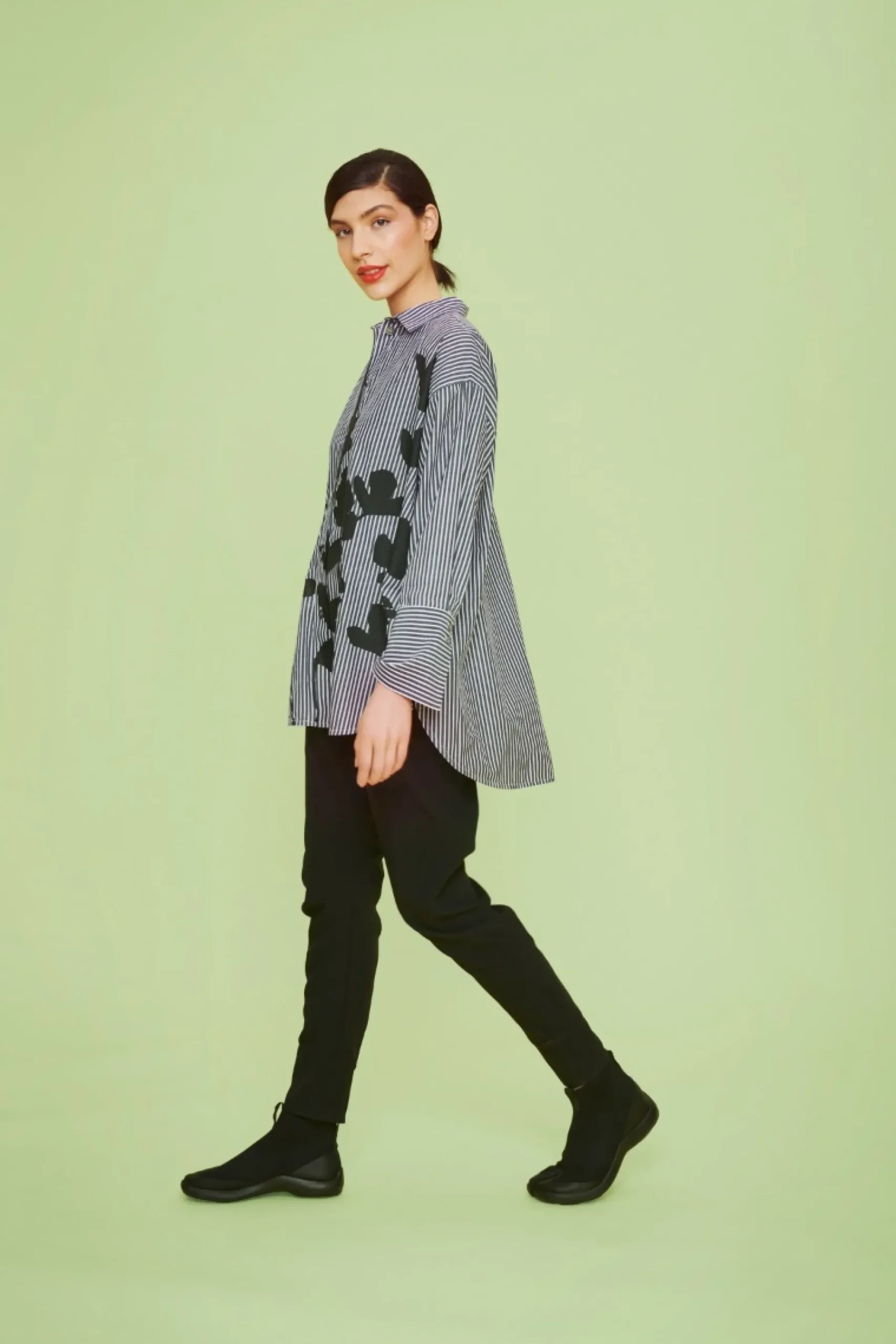 Flowers & Stripes Skjorte-BITTE KAI RAND Sale