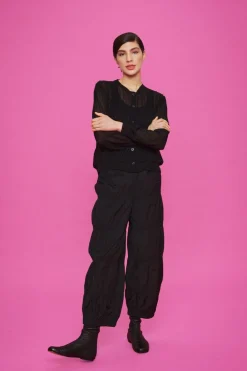 Fuwatto Georgette Fsc Bluse Med Knapper-BITTE KAI RAND Best