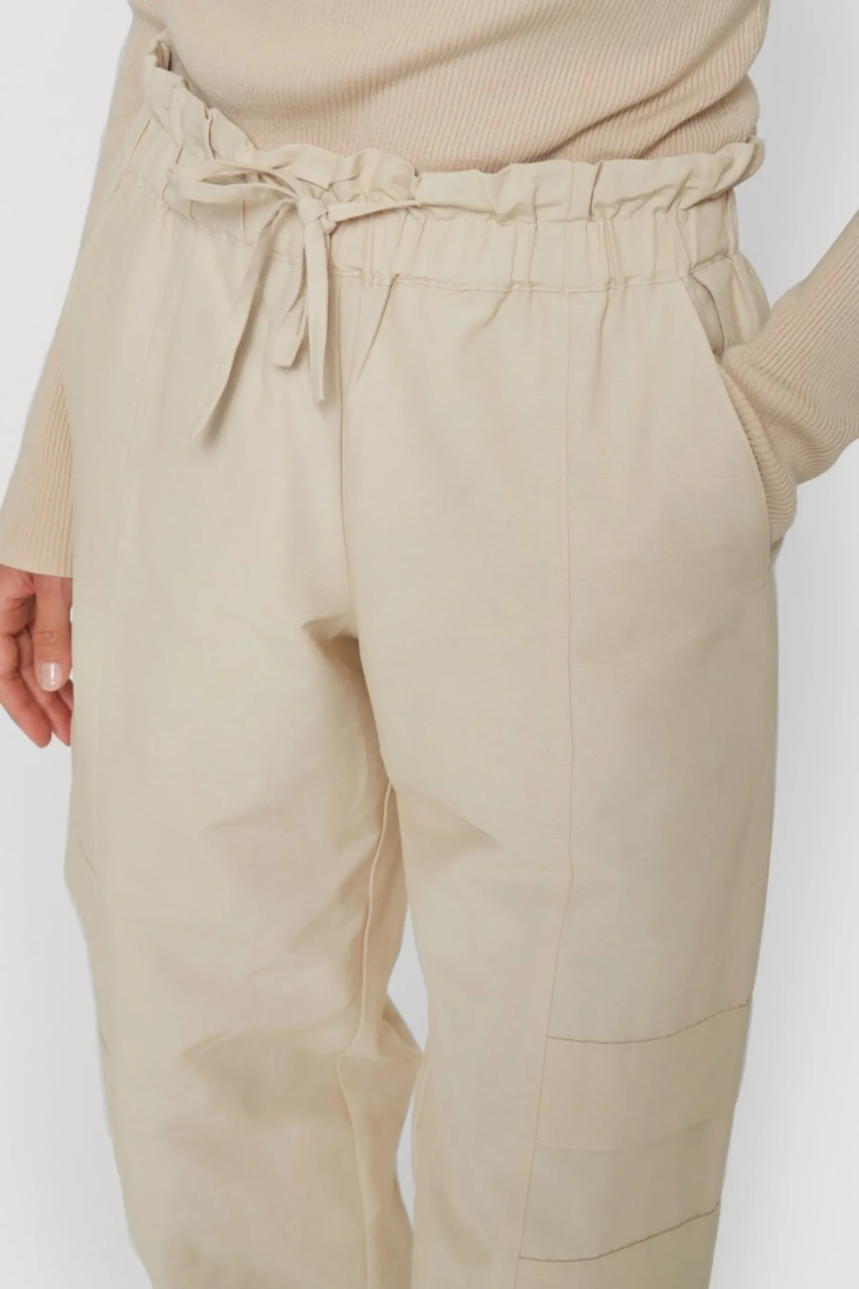 Kawamure Cotton Elastik Bukser-BITTE KAI RAND