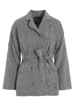 Lazy Linen Jakke Med Sten-BITTE KAI RAND Best