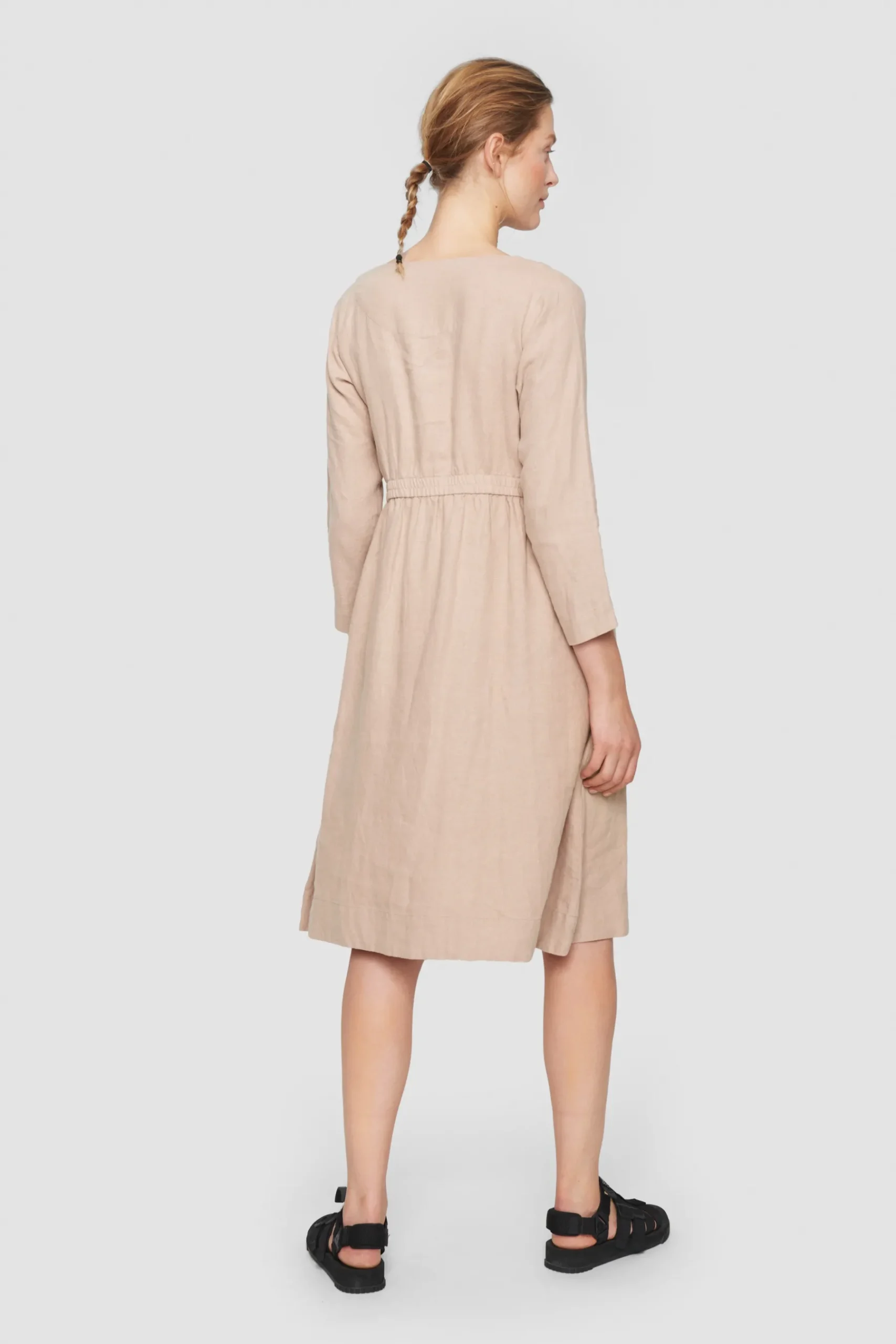 Lazy Linen Kjole Med Elastik-BITTE KAI RAND Hot