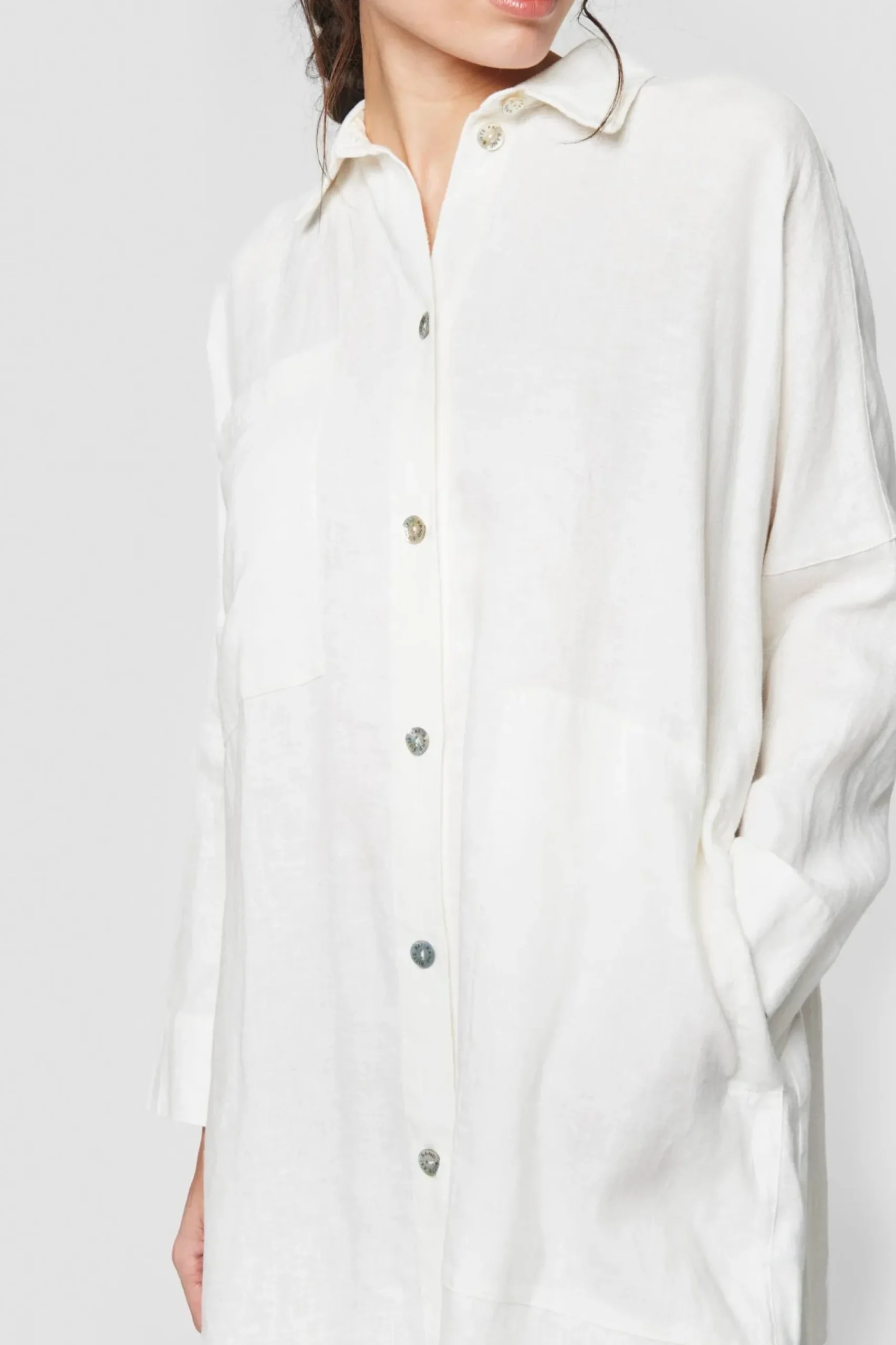 Lazy Linen Skjortekjole-BITTE KAI RAND