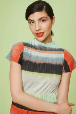 Liquorice Stripe Kjole-BITTE KAI RAND Hot