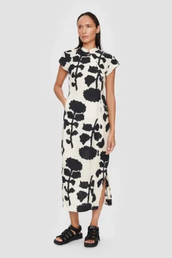 Peony & Waves Kortaermet Kjole-BITTE KAI RAND