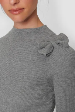 Saku Knit Bluse Med Slojfe-BITTE KAI RAND