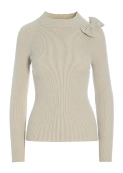 Saku Knit Bluse Med Slojfe-BITTE KAI RAND