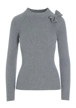 Saku Knit Bluse Med Slojfe-BITTE KAI RAND