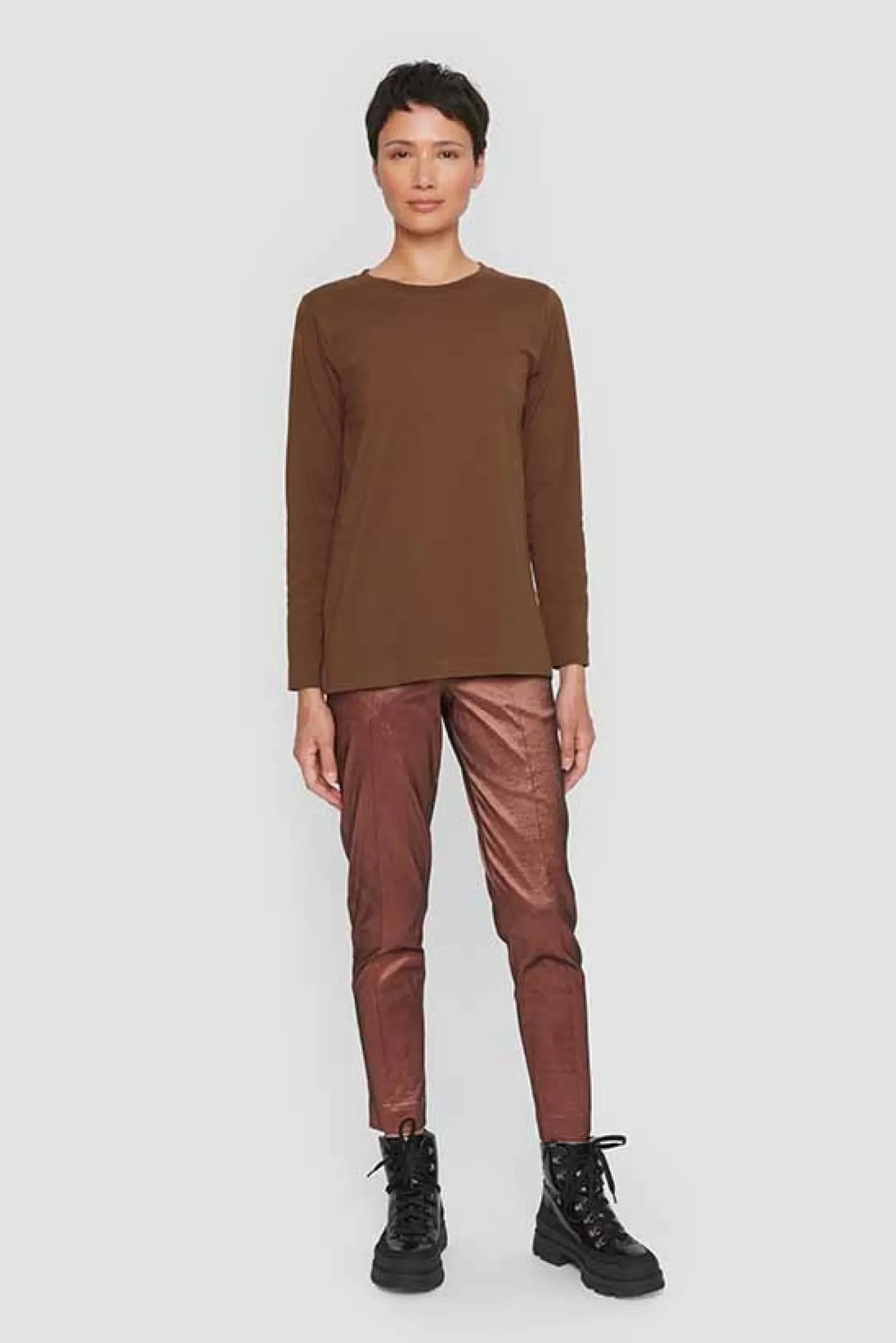 Shinzui Pima Cotton Langaermet T-Shirt-BITTE KAI RAND Clearance