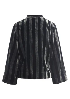 Velvet Stripe Jakke-BITTE KAI RAND Hot